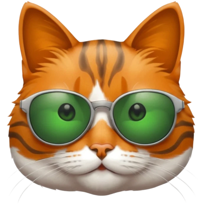 Cat wearing sunglasses emoji
