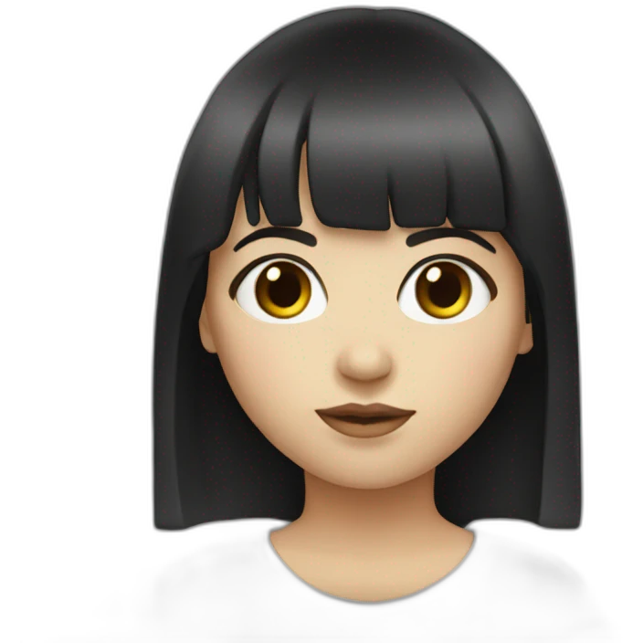 White-canada-girl-black-bangs emoji