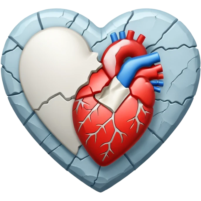 heart with plaster emoji