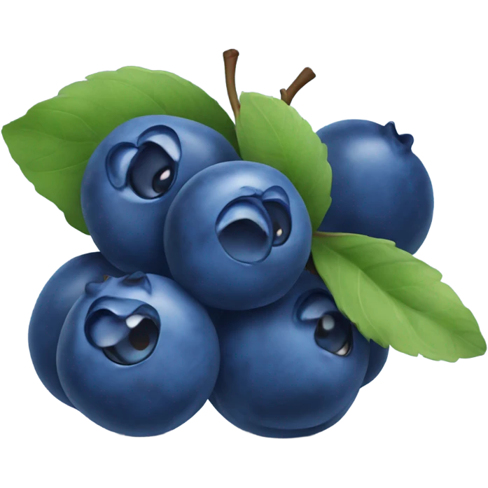 blueberry related emoji