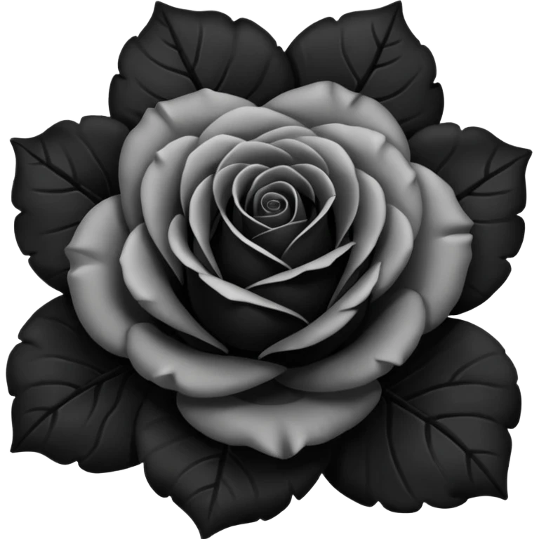 Black rose emoji emoji