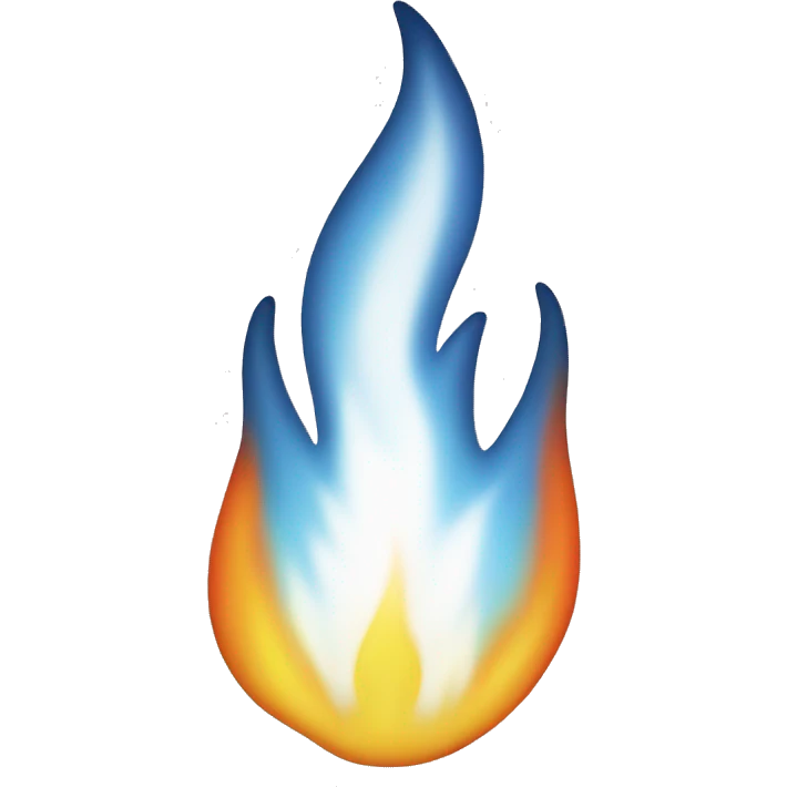 White flame emoji