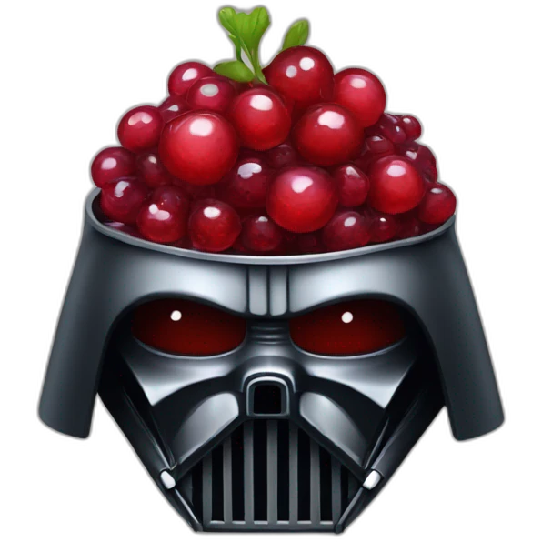 Dark vador boit une grenadine emoji