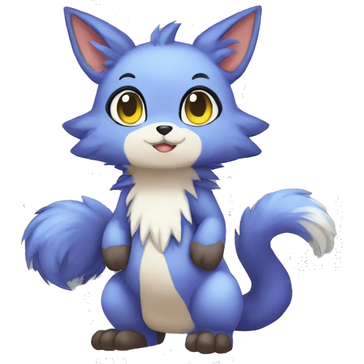 Anthro Sona Fakemon Full Body emoji