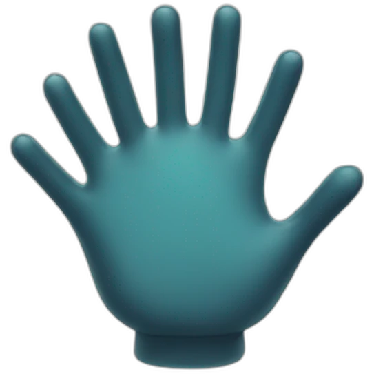 hand with Glass emoji