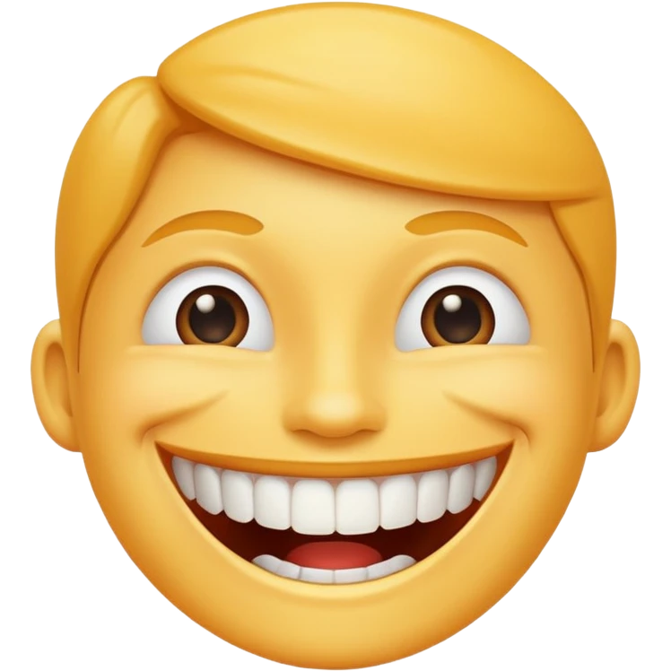 White teeth smile nice emoji