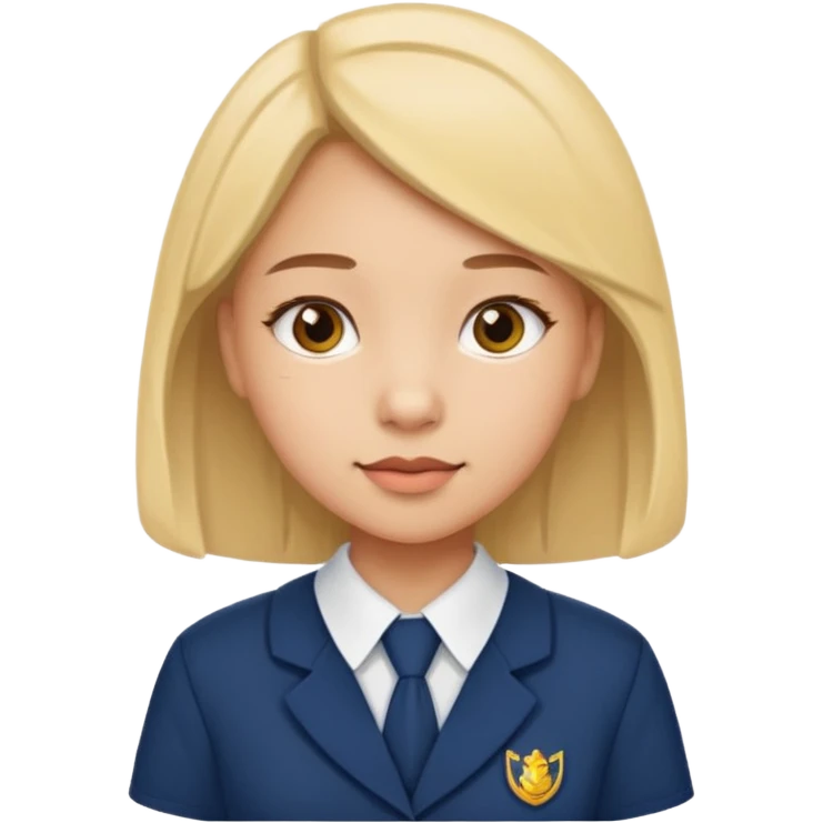 دختری که در مدرسه است emoji