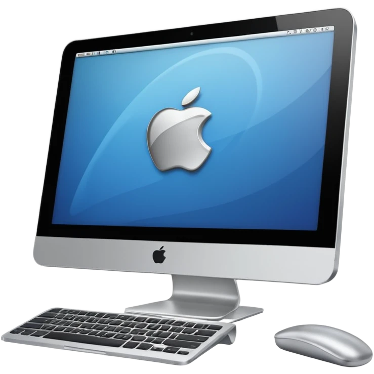 3D mac computer emoji