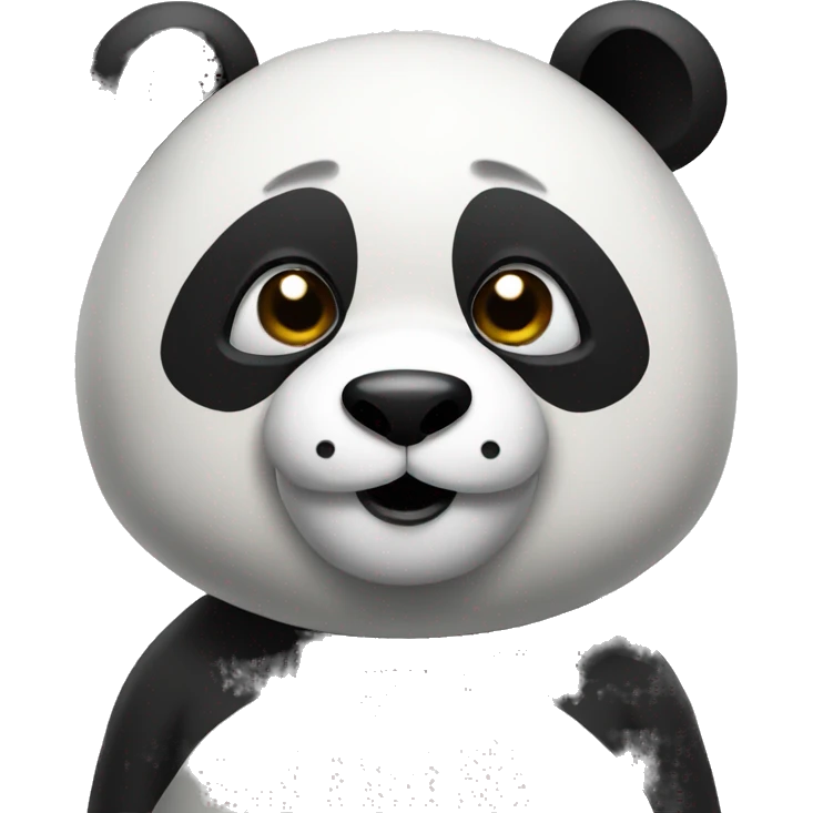 Panda ask something  emoji