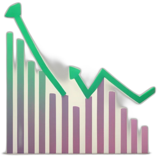 financial growth graph emoji