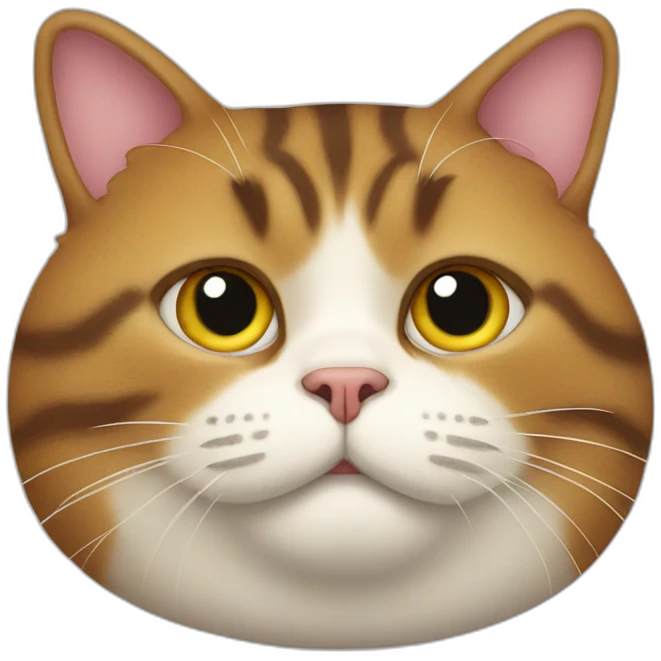 Fat cat  emoji
