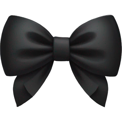 black bow emoji