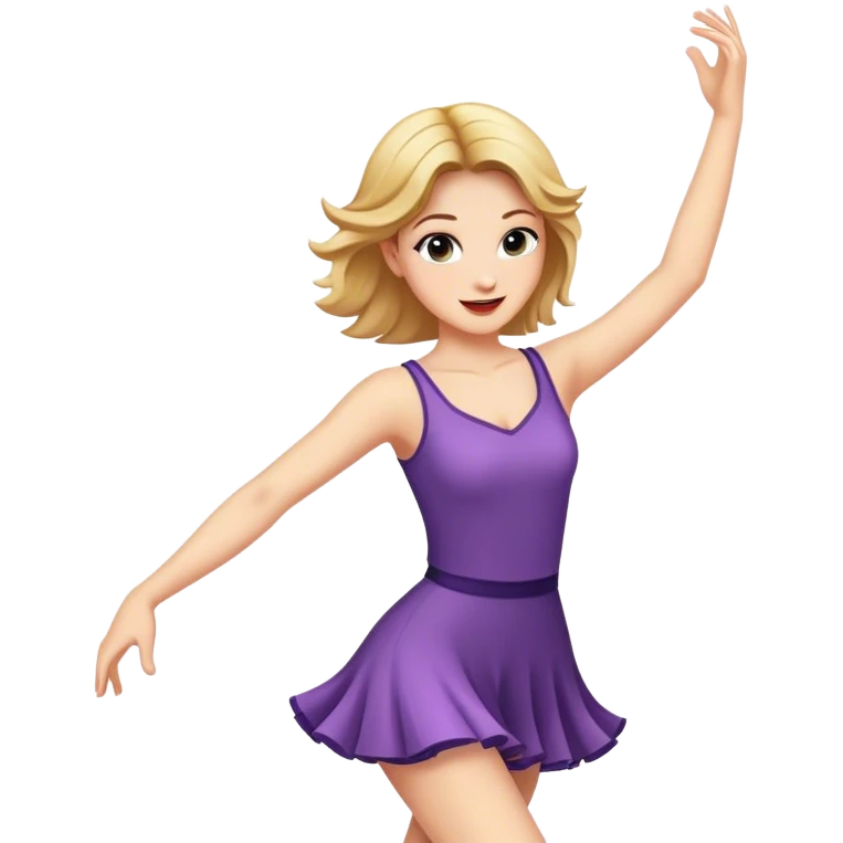 Heather dancing emoji