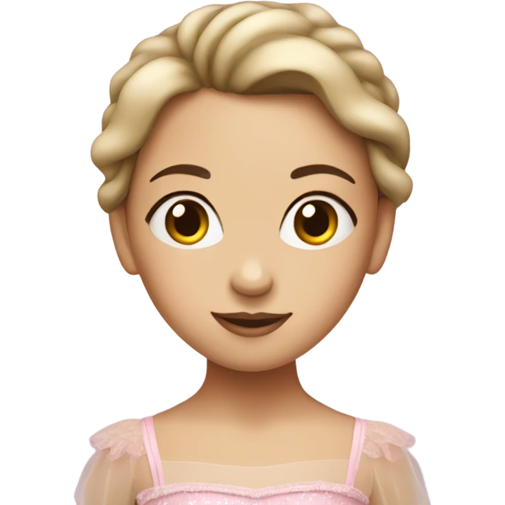 A girl ballerina  emoji