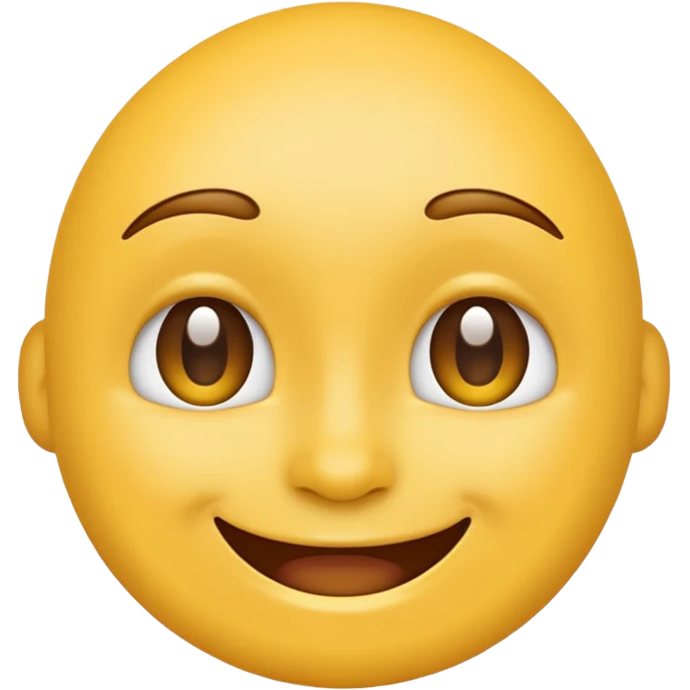 happy face emoji (no cheeks) emoji