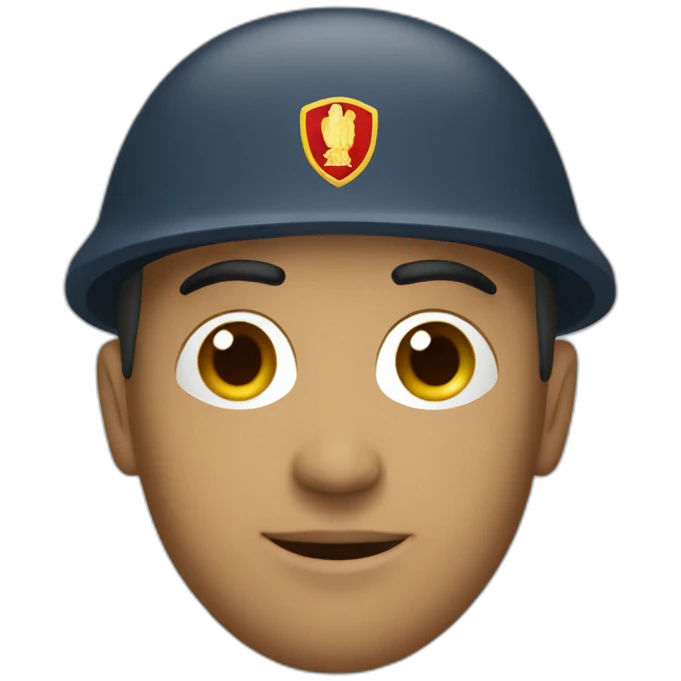 A romanian soldier emoji