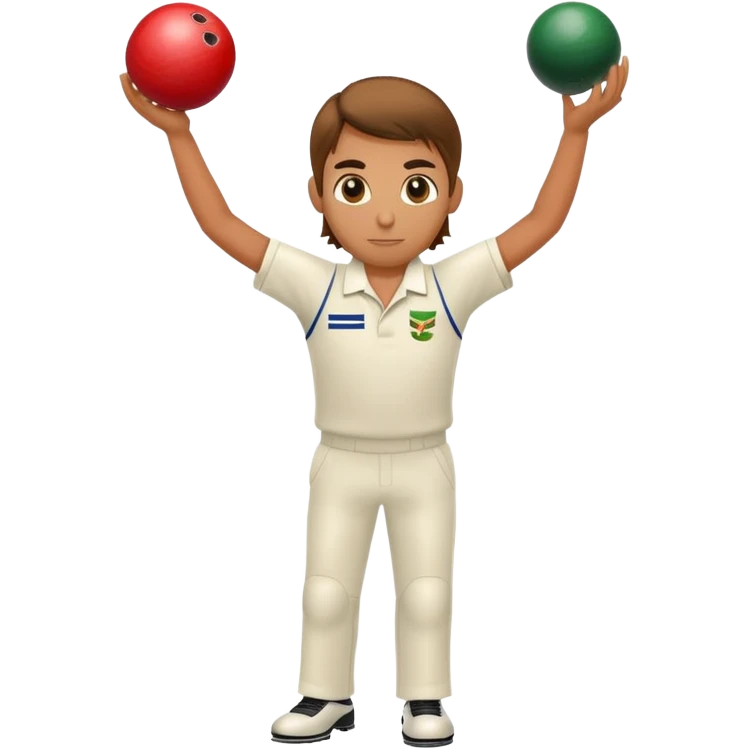 cricket player bowling emoji