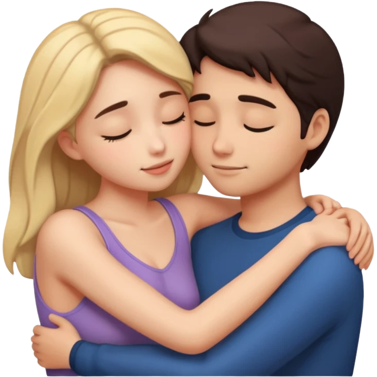 intimate moment between lovers emoji