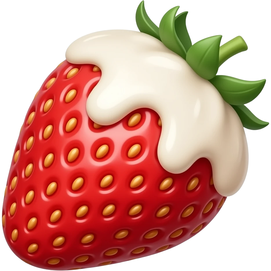 straweberry with cream emoji
