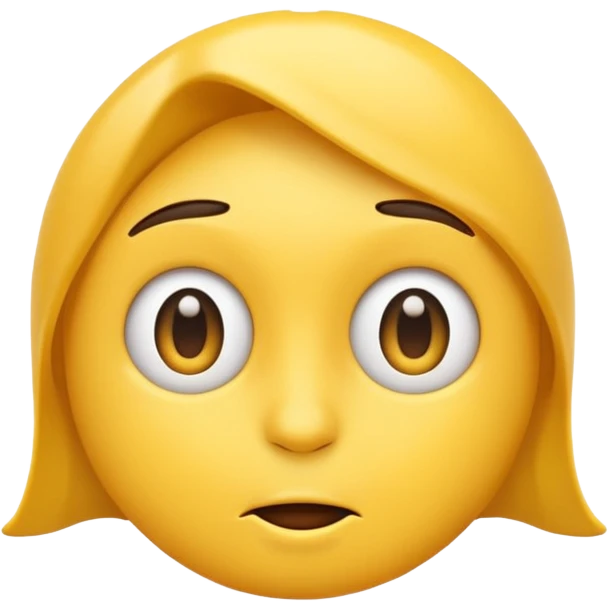 Emoji giving the side eye to someone emoji