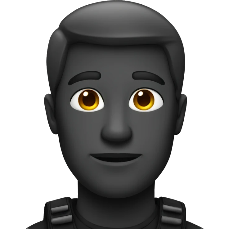 Homme noir emoji