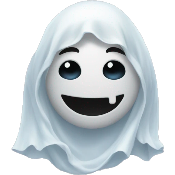 New Year's ghost emoji