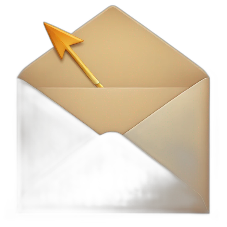 envelope with arrow emoji