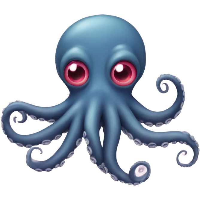 octopus with heart eyes emoji