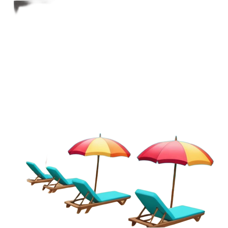 vibrant beach y2k aesthetic emoji