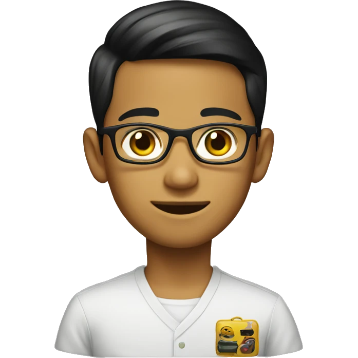 Brunei boy nerd boy emoji