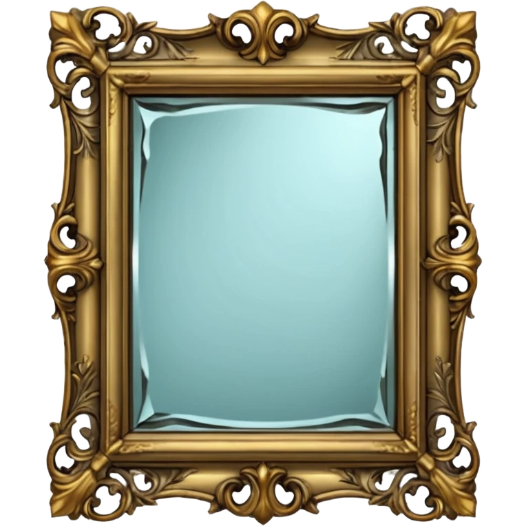 Spooky mirror emoji