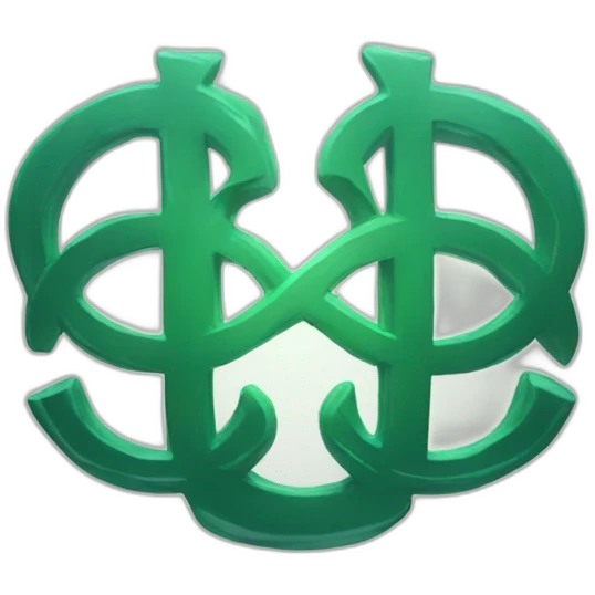 Alpha and omega logo emoji