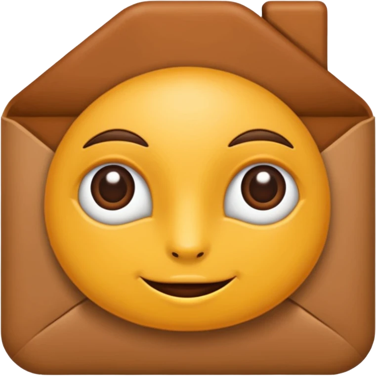 uma madeira com cara de emoji