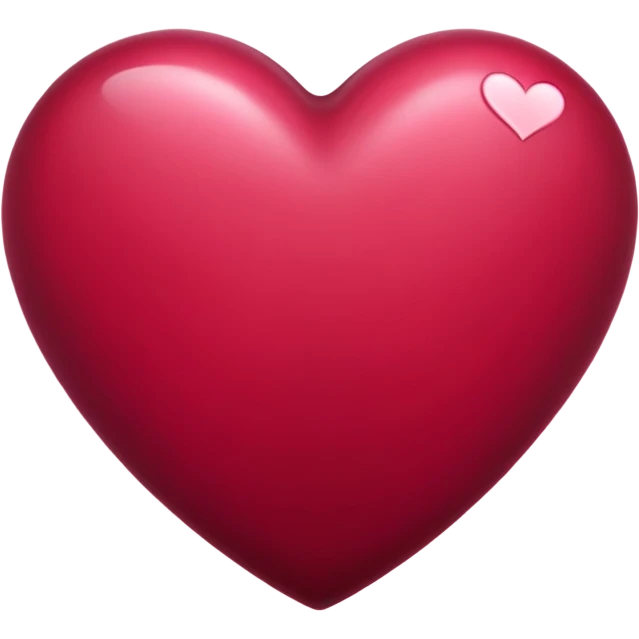 maroon heart emoji