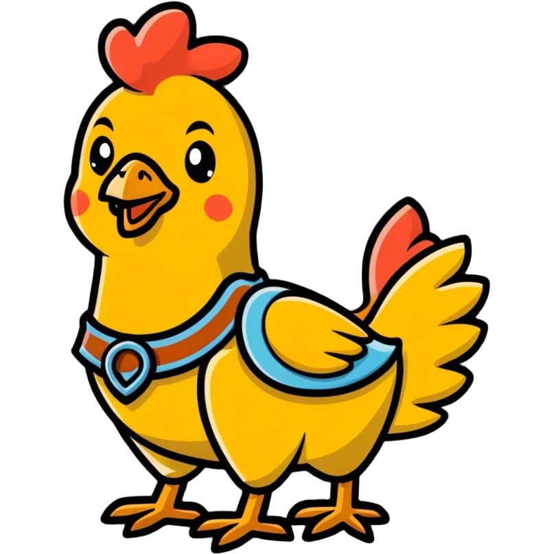 Chicken horse emoji