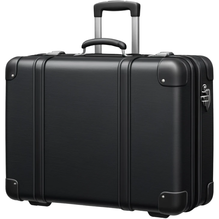 black vacation suitcase emoji