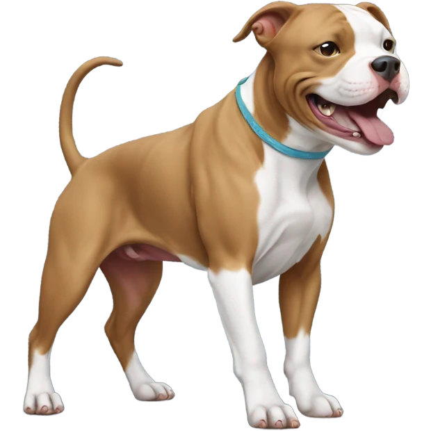 Pitbull doing the floss emoji