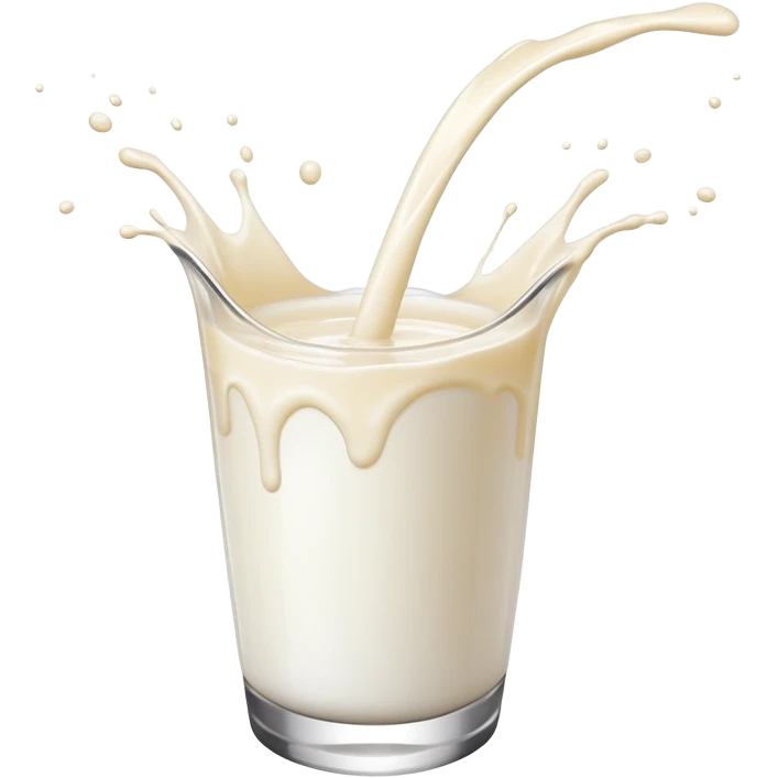  milk splash emoji