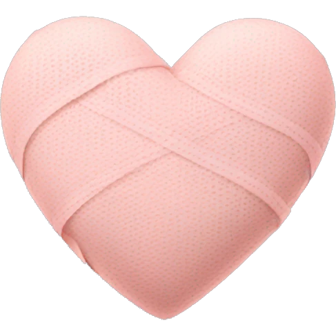 Light Pink bandaged heart emoji