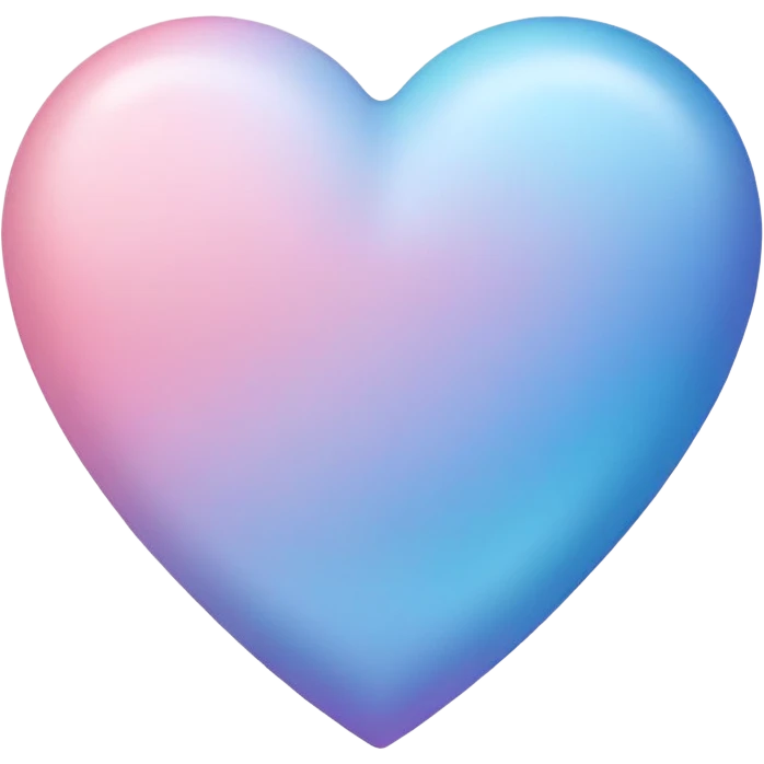 Pastel heart emoji