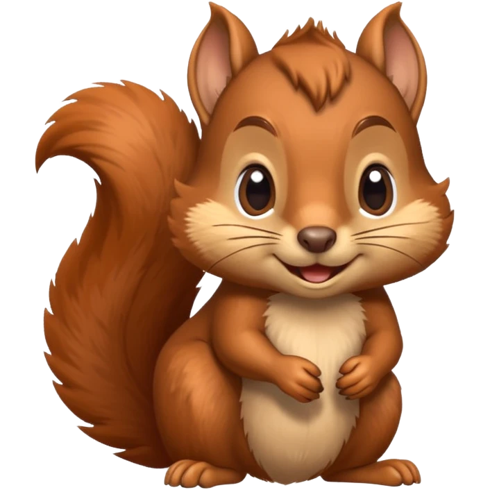 Smirking squirrel  emoji