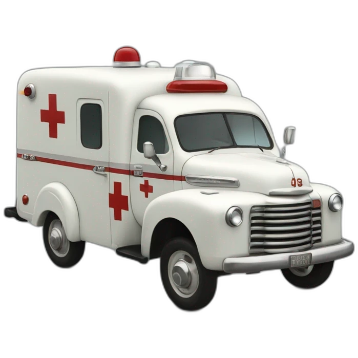 1950s ambulance emoji