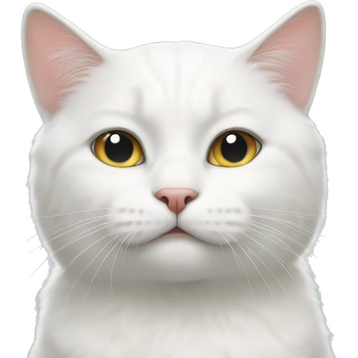 White cat  emoji