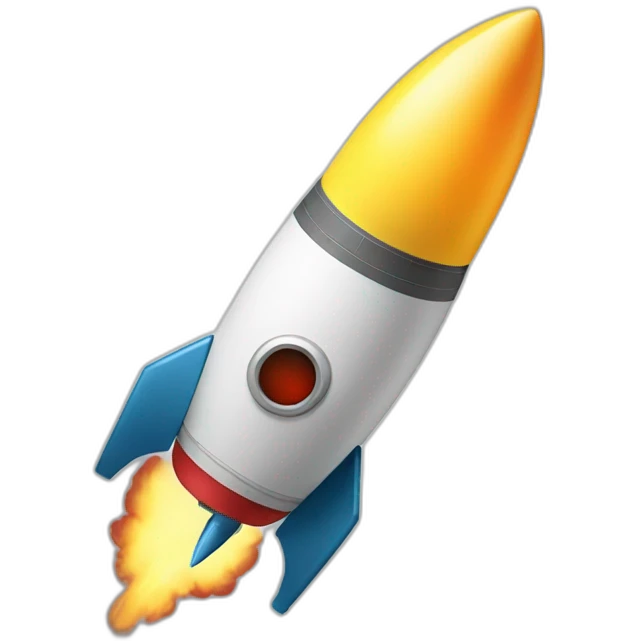 Social media with a rocket fire on its back “boost “ emoji