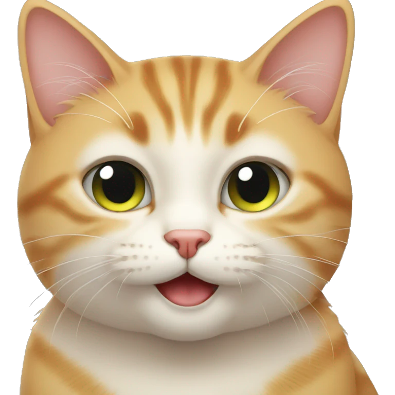 cat winking at me emoji