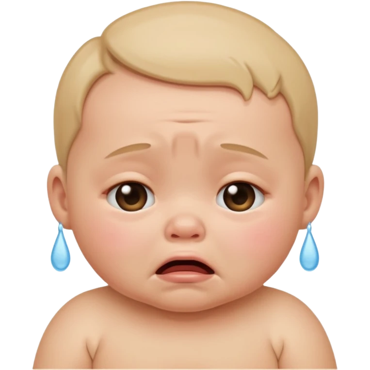 crying baby emoji