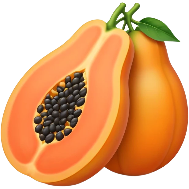 Papaya emoji