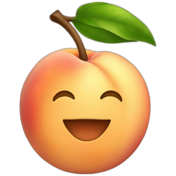 Peach emoji