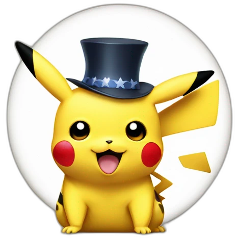 Pikachu président emoji