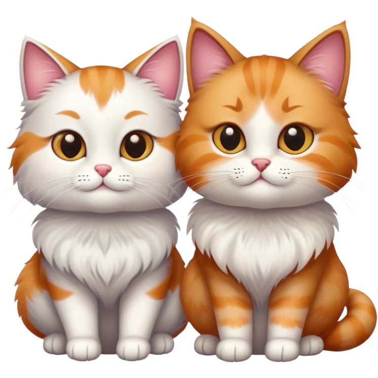 Kira cat and bixby cat emoji
